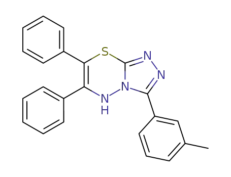 6,7-Diphenyl-3-m-tolyl-5H-[1,2,4]triazolo[3,4-b][1,3,4]thiadiazine