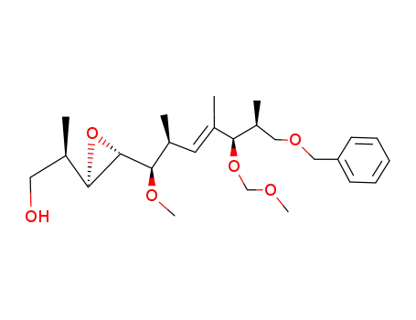 (R)-2-[(2R,3S)-3-((E)-(1R,2S,5R,6S)-7-Benzyloxy-1-methoxy-5-methoxymethoxy-2,4,6-trimethyl-hept-3-enyl)-oxiranyl]-propan-1-ol