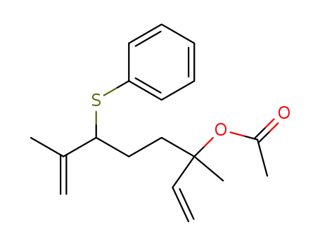 1,7-Octadien-3-ol, 3,7-dimethyl-6-(phenylthio)-, acetate