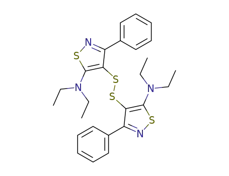 5-Isothiazolamine, 4,4'-dithiobis[N,N-diethyl-3-phenyl-