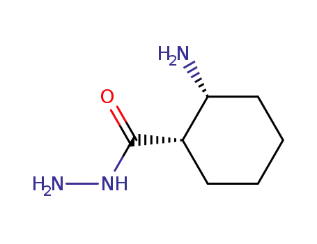 Molecular Structure of 26685-92-7 (Cyclohexanecarboxylic  acid,  2-amino-,  hydrazide,  (1S,2S)-(+)-  (8CI))