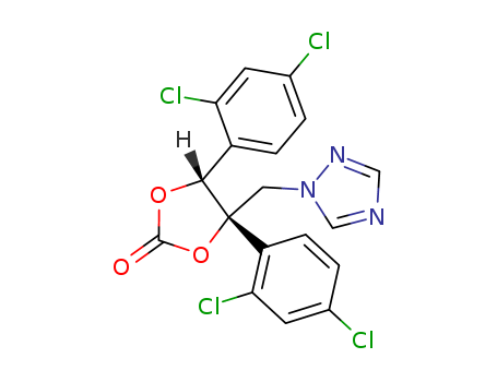 (4S,5R)-4,5-BIS(2,4-DICHLOROPHENYL)-4-(1H-1,2,4-TRIAZOL-1-YLMETHYL)-1,3-DIOXOLAN-2-ONE