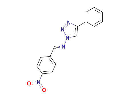 1H-1,2,3-Triazol-1-amine, N-[(4-nitrophenyl)methylene]-4-phenyl-
