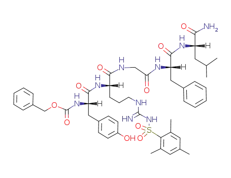 Z-Tyr-Arg(Mts)-Gly-Phe-Leu-NH<sub>2</sub>