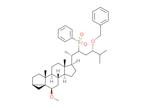 (24S)-6β-methoxy-22-phenylsulfonyl-24-benzyloxy-3α,5α-cyclocholestane