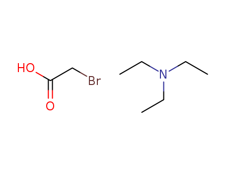 Acetic acid, bromo-, compd. with N,N-diethylethanamine (1:1)