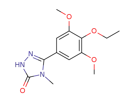 3H-1,2,4-Triazol-3-one, 2,4-dihydro-5-(4-ethoxy-3,5-dimethoxyphenyl)-4-methyl-