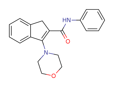 1H-Indene-2-carboxamide, 3-(4-morpholinyl)-N-phenyl-