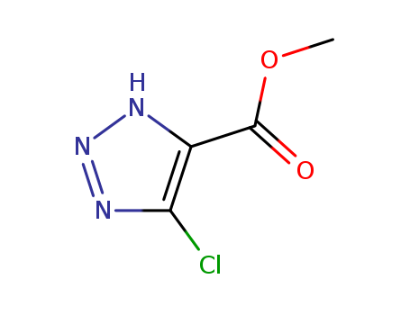 5-Chloro-1 H -[1,2,3]triazole-4-carboxylic acid methyl ester