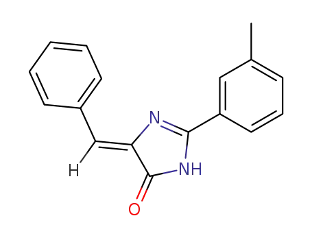 4H-Imidazol-4-one,
1,5-dihydro-2-(3-methylphenyl)-5-(phenylmethylene)-