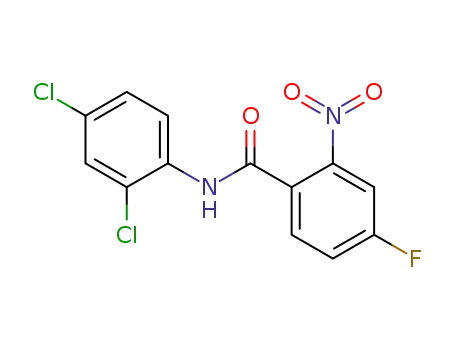 Benzamide, N-(2,4-dichlorophenyl)-4-fluoro-2-nitro-