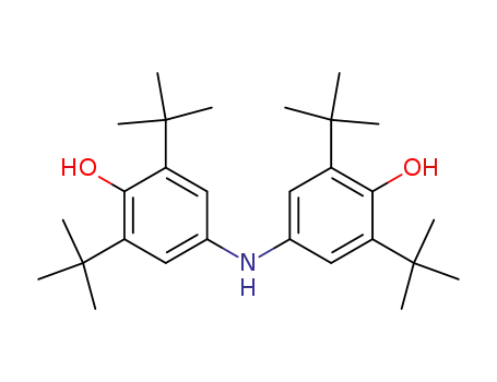 Molecular Structure of 2567-22-8 (Phenol, 4,4'-iminobis[2,6-bis(1,1-dimethylethyl)-)