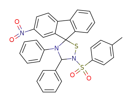 Spiro[9H-fluorene-9,5'-[1,2,4]thiadiazolidine],
2'-[(4-methylphenyl)sulfonyl]-2-nitro-3',4'-diphenyl-