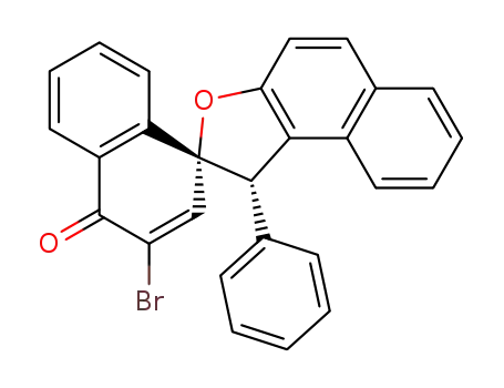 (1R<sup>*</sup>,2S<sup>*</sup>)-3'-bromo-1-phenylnaphtho<2,1-b>furan-2(1H)-spiro-1'(4'H)-naphthalen-4-one