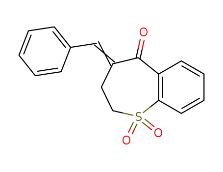 (4E)-4-benzylidene-1,1-dioxo-2,3-dihydro-1lambda6-benzothiepin-5-one