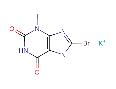 potassium salt of 3-methyl-8-bromoxanthine