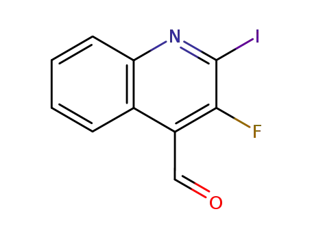 3-FLUORO-2-IODO-퀴놀린-4-CARBALDEHYDE