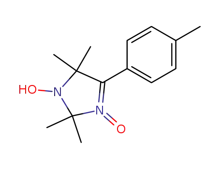 Molecular Structure of 84760-06-5 (1H-Imidazole,
2,5-dihydro-1-hydroxy-2,2,5,5-tetramethyl-4-(4-methylphenyl)-, 3-oxide)