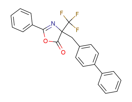 4-Biphenyl-4-ylmethyl-2-phenyl-4-trifluoromethyl-4H-oxazol-5-one