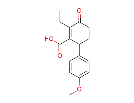 2-Ethyl-6-(4'-methoxyphenyl)-3-oxo-1-cyclohexenecarboxylic Acid