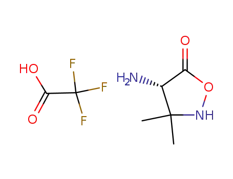 (S)-4-Amino-3,3-dimethyl-isoxazolidin-5-one; compound with trifluoro-acetic acid