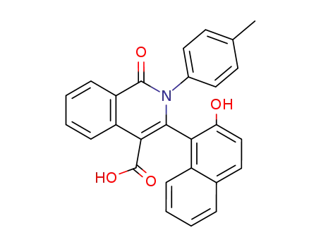 3-(2-Hydroxy-naphthalen-1-yl)-1-oxo-2-p-tolyl-1,2-dihydro-isoquinoline-4-carboxylic acid