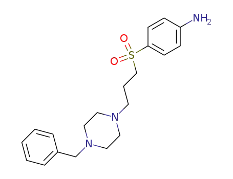 Benzenamine, 4-((3-(4-(phenylmethyl)-1-piperazinyl)propyl)sulfonyl)-