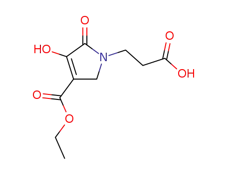 1-(2-carboxyethyl)-4-carbethoxy-2,3-dioxopyrrolidine