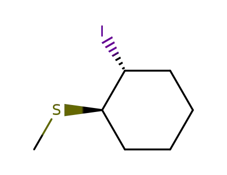 Molecular Structure of 130925-36-9 (trans-1-Iodo-2-methylthiocyclohexane)
