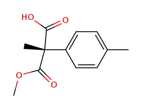 Propanedioic acid, methyl(4-methylphenyl)-, monomethyl ester, (S)-