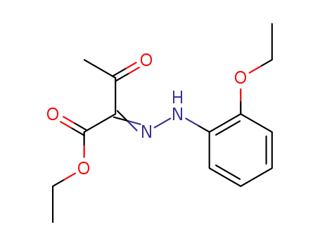 2-[(2-ethoxyphenyl)hydrazono]-3-oxo-butanoic acid, ethyl ester