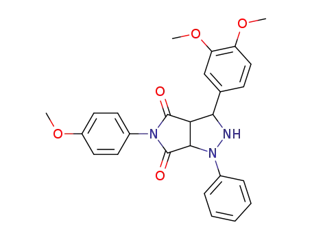 3-(3,4-Dimethoxy-phenyl)-5-(4-methoxy-phenyl)-1-phenyl-tetrahydro-pyrrolo[3,4-c]pyrazole-4,6-dione