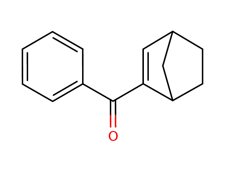 Molecular Structure of 56180-57-5 (bicyclo<2.2.1>hept-2-en-2-yl phenyl ketone)