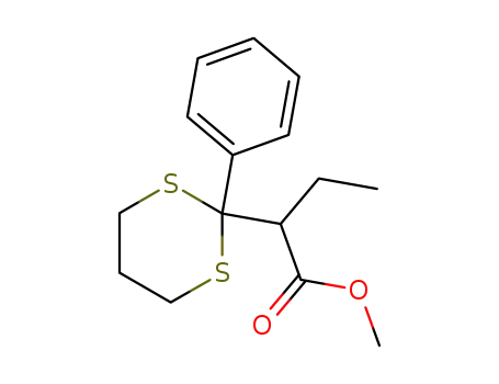 2-(2-Phenyl-1,3-dithian-2-yl)butansaeure-methylester