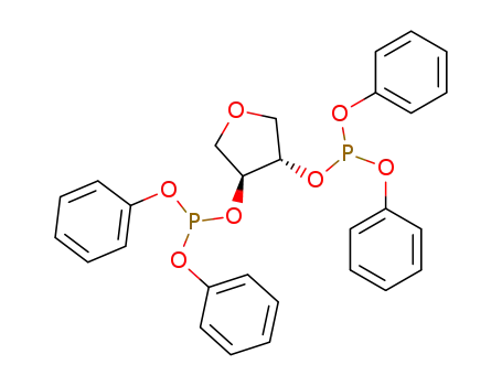 Molecular Structure of 84641-67-8 (tetraphenyl (3S,4S)-tetrahydrofuran-3,4-diyl diphosphite)