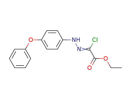ethyl (2Z)-chloro[2-(4-phenoxyphenyl)hydrazinylidene]ethanoate