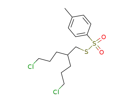 2-(3-chloropropyl)-5-chloropentyl p-toluenethiolsulfonate