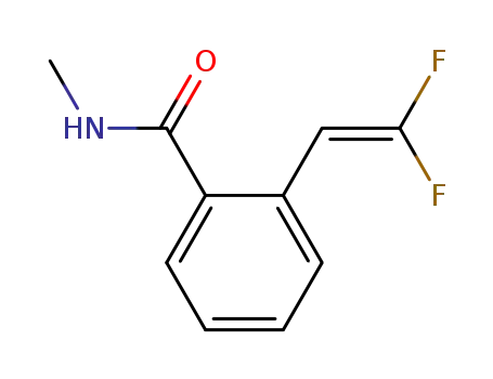 N-methyl 2-(2,2-difluoroethenyl)-benzenecarboxamide