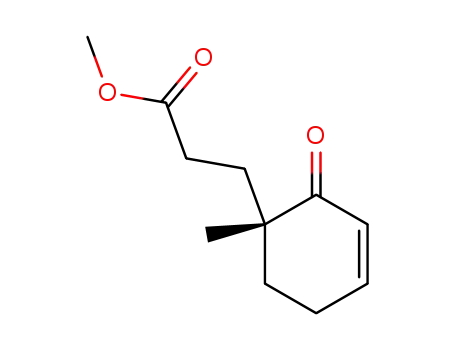 3-((R)-1-Methyl-2-oxo-cyclohex-3-enyl)-propionic acid methyl ester