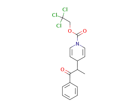 1(4H)-Pyridinecarboxylic acid, 4-(1-methyl-2-oxo-2-phenylethyl)-,
2,2,2-trichloroethyl ester