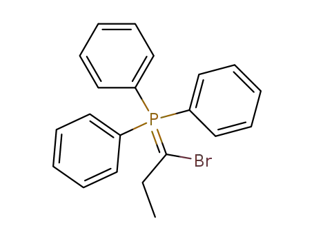 Molecular Structure of 66070-41-5 (Phosphorane, (1-bromopropylidene)triphenyl-)
