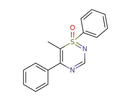 6-methyl-1,5-diphenyl-1H-1λ<sup>4</sup>,2,4-thiadiazine 1-oxide