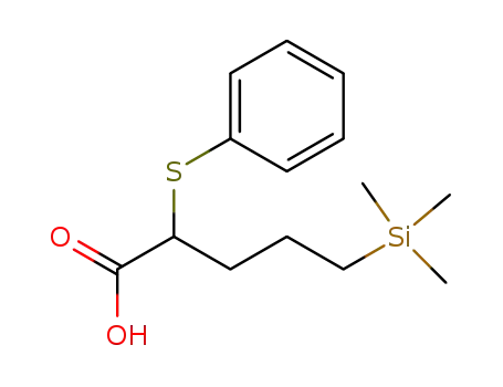 2-(Phenylsulfanyl)-5-(trimethylsilyl)pentanoic acid