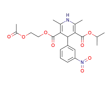 2-acetoxyethyl isopropyl 1,4-dihydro-2,6-dimethyl-4-(3-nitrophenyl)-3,5-pyridinedicarboxylate