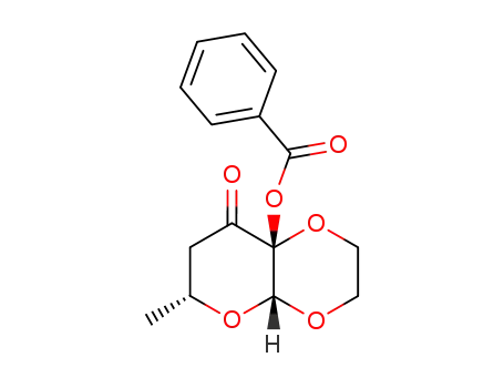 (4aR,6R,8aS)-8a-benzoyloxy-6-methyl-2,3,4a,8a-tetrahydro-6H-pyrano<2,3-b>-1,4-dioxin-8(7H)-one