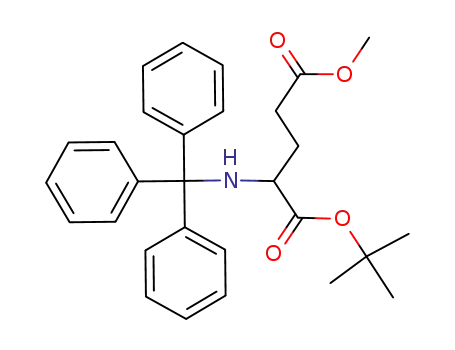 α-t-butyl γ-methyl N-trityl-(RS)-glutamate