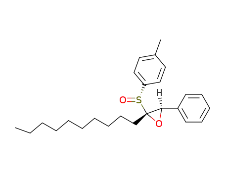 (2R,3R)-2-Decyl-3-phenyl-2-((R)-toluene-4-sulfinyl)-oxirane
