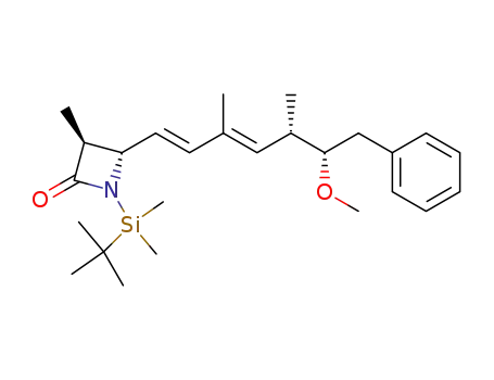 (3S,4S)-N-(tert-butyldimethylsilyl)-4-<(1E,3E,5S,6S)-6-methoxy-3,5-dimethyl-7-phenylhepta-1,3-dienyl>-3-methylazetidin-2-one