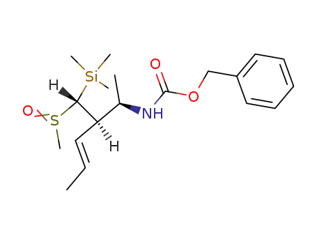 [(E)-(1R,2R)-2-((S)-Methanesulfinyl-trimethylsilanyl-methyl)-1-methyl-pent-3-enyl]-carbamic acid benzyl ester