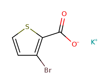 2-Thiophenecarboxylic acid, 3-bromo-, potassium salt
